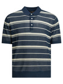 Polo boutonné rayé Beams Plus