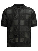 Polo boutonné en tricot texturé Beams Plus