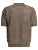 Polo con botones de punto texturizado de Beams Plus