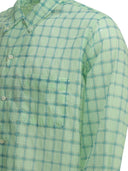 Beams Plus "Open Db Nylon Airy Plaid" Casual Shirt