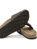 Ciabatte Birkenstock "Madrid Big Buckle Rafia".