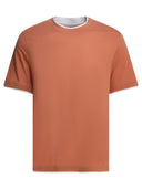 Brunello Cucinelli "Faux Layering" Crewneck T Shirt