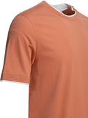 Brunello Cucinelli "Faux Layering" Crewneck T Shirt