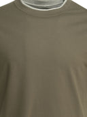Brunello Cucinelli "Faux Layering" Crewneck T Shirt