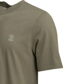 Brunello Cucinelli Crew Neck T Shirt With Logo