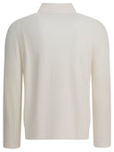 Brunello Cucinelli Ribbestrikket poloskjorte
