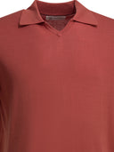 Polo sans boutons en coton Brunello Cucinelli