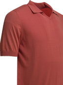 Polo sans boutons en coton Brunello Cucinelli