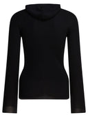 Brunello Cucinelli Sweater With Hood And Half Zipper