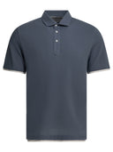 Brunello Cucinelli "Faux Layering" Buttoned Polo Shirt