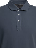 Brunello Cucinelli "Faux Layering" Buttoned Polo Shirt
