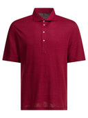 Brunello Cucinelli Linen And Cotton Mélange Jersey Polo Shirt