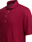 Brunello Cucinelli Linen And Cotton Mélange Jersey Polo Shirt