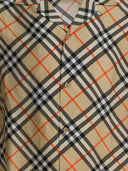 Camisa de seda extragrande de Burberry