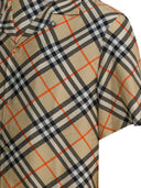 Camisa de seda extragrande de Burberry
