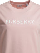 Burberry Cotton T Shirt With Logo