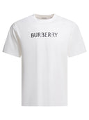 Camiseta de algodón con logo de Burberry