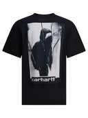 Carhartt Wip"S/S Archive Script" T-shirt met ronde hals
