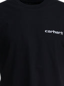 Carhartt Wip"S/S Archive Script" T-shirt met ronde hals