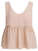Chloé Top De Crepé De China De Seda