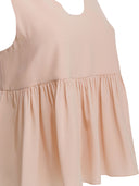 Chloé Top De Crepé De China De Seda