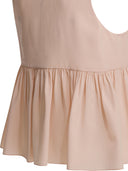 Chloé Top De Crepé De China De Seda