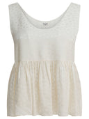 Top con peplum de seda de Chloé