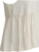 Top con peplum de seda de Chloé