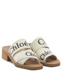 Sandały na obcasie Chloé „Woody”.