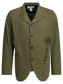 Blazer Comme Des Garçons Camisa Estampada