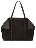 Ferragamo Large Suede Shoulder Bag