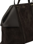 Ferragamo Large Suede Shoulder Bag