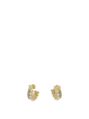 Ferragamo Boucles D'oreilles "Gancini" Avec Perles