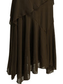 Ganni Draped Long Dress