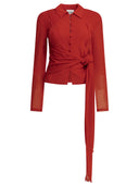 Ganni Polo Shirt With Buttons
