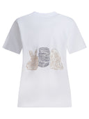 Ganni "Cute Animals" T Shirt In Cotton