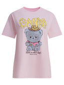 Ganni "Bear" Cotton T Shirt