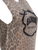 Ganni Gilet en laine avec logo