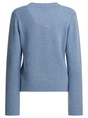 Ganni Wool Sweater With Print
