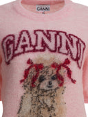 Ganni Alpaca Blend Crewneck Sweater