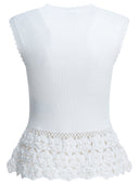 Ganni Knitted Worked Vest