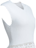 Ganni Knitted Worked Vest