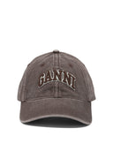 Ganni Washed Effect Baseball Cap