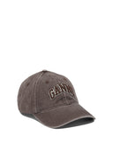 Ganni Washed Effect Baseball Cap
