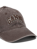 Ganni Washed Effect Baseball Cap