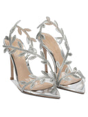 Gianvito Rossi Sandalias de tacón "Crystal Flavia 105 mm"