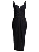 Robe fourreau Givenchy en denim brut