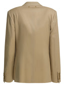 Golden Goose Double Breasted Blazer In Virgin Wool