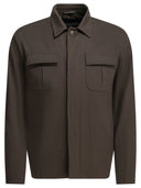 Veste surchemise en coton Herno