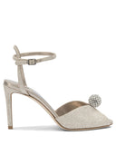 Jimmy Choo "Sacora 85mm" Heeled Sandals